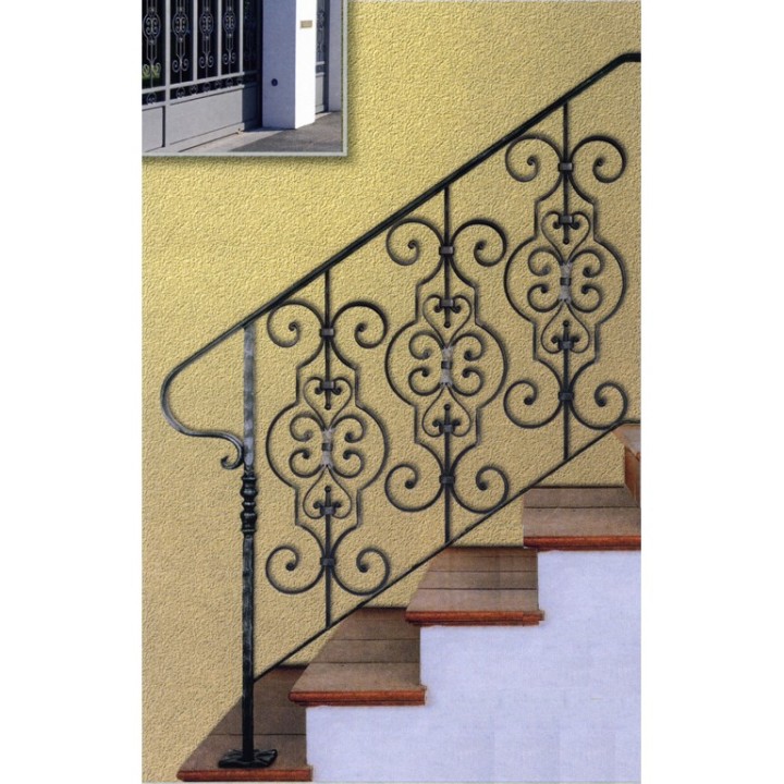 Panneau balustre décoratif hauteur 1000x290mm 16x8mm à noyaux