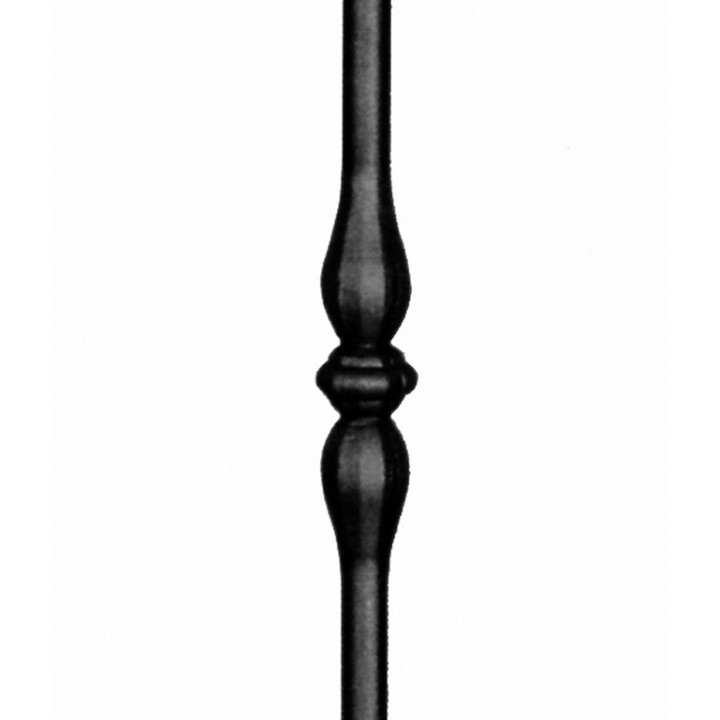 Balustre droit grenaillé calibré hauteur 1000mm ø12 -1 motif 100mm