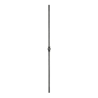 Balustre droit grenaillé calibré hauteur 1000mm ø14 -1 motif 45mm