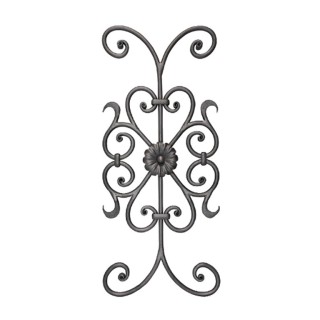 Panneau décoratif art déco en ronds ø12mm à noyaux 700x300mm