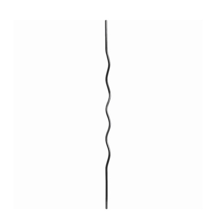 Barreaux, balustres ronds Ø12mm ondulés H850mm à 1100mm