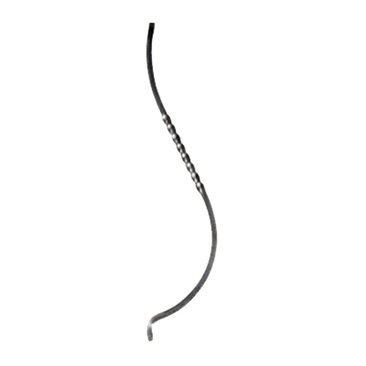 Balustres torsadés 1 seul galbe hauteur 450mm à 1050mm 12x12mm