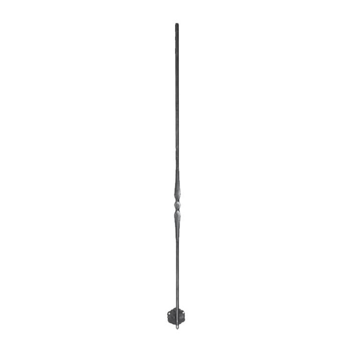 Balustres coudés ronds hauteur 1100mm pour escaliers à l'anglaise
