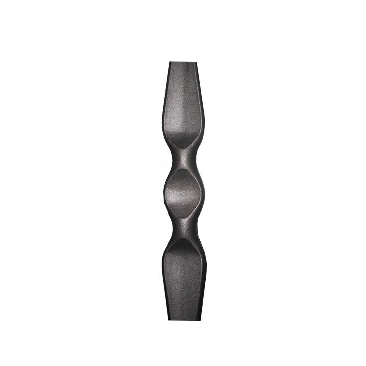 Balustres coudés ronds hauteur 1100mm pour escaliers à l'anglaise