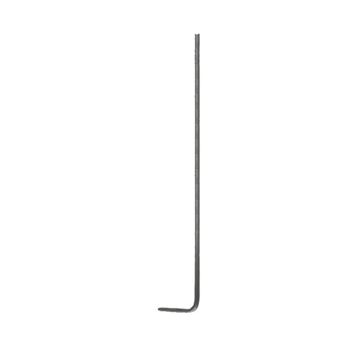 Balustres coudés ronds hauteur 1200mm pour escaliers à l'anglaise