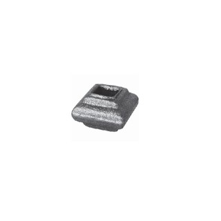 Manchons courts carrés en fonte haut. 22mm pour carrés 12 ou 14