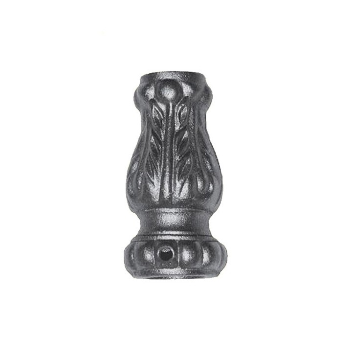 Garniture  courte  nervurée  ø16mm en fonte avec vis de blocage M5