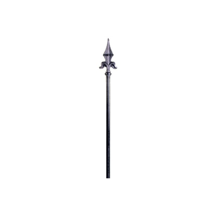 Barreau avec pointe de lance soudée FA1508 Ø16mm 650 et 1300mm