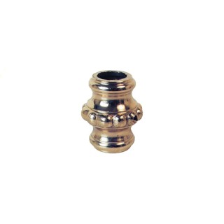 Garnitures courtes laiton poli verni avec visM5 Haut 45mm ø16mm