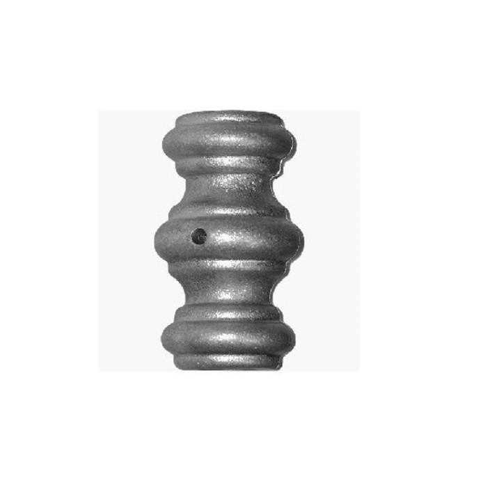 Manchons garnitures aluminium 80mm vis M5 barreau ø18 et 20mm