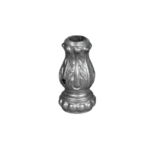 Demi Garnitures en aluminium avec vis haut. 75mm alésage 16mm