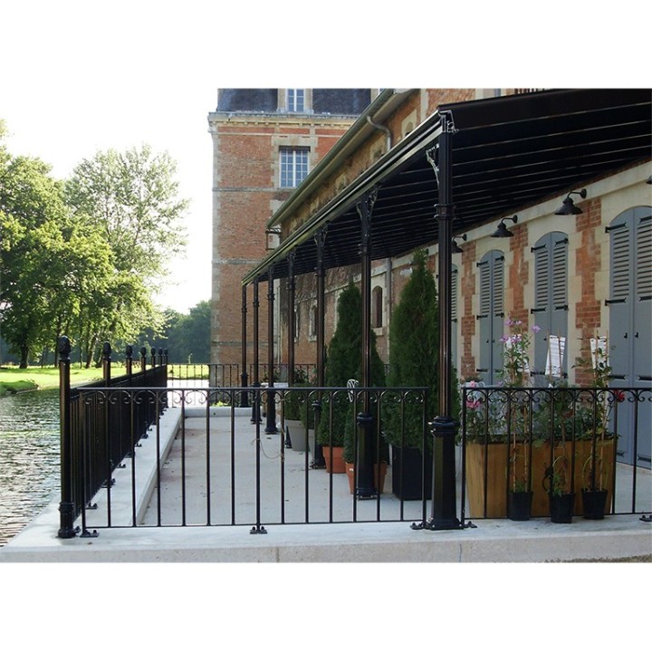 Fut de poteau modulaire en aluminium Ø80 ou Ø100, en 2,5m ou 3m