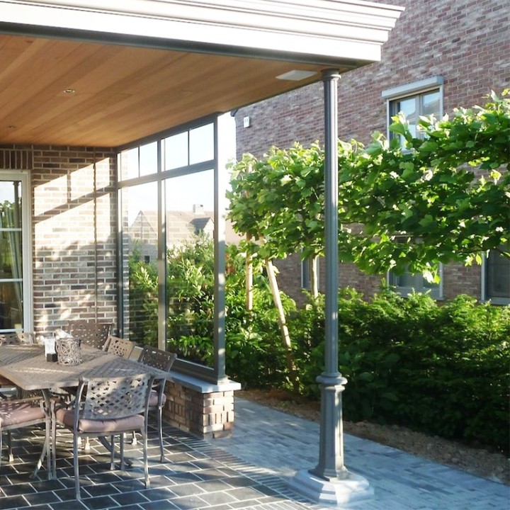 Fut de poteau modulaire en aluminium Ø80 ou Ø100, en 2,5m ou 3m