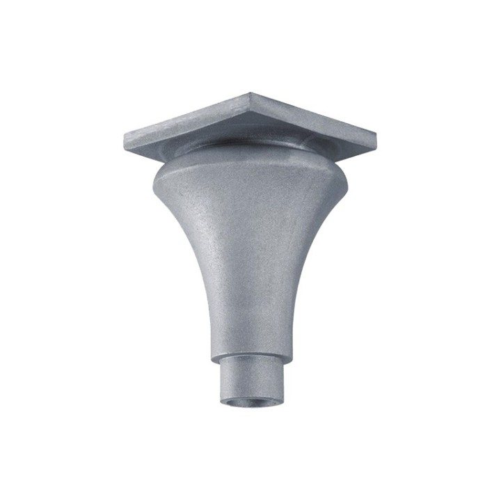 Base ou chapiteau pour tube alu en Ø80mm de poteau modulaire