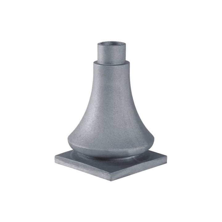 Base ou chapiteau pour tube alu en Ø80mm de poteau modulaire