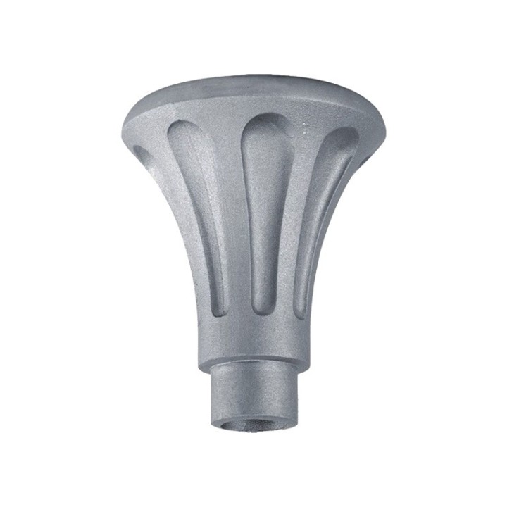 Chapiteau nervuré pour poteau modulaire alu Ø80mm ou Ø100mm