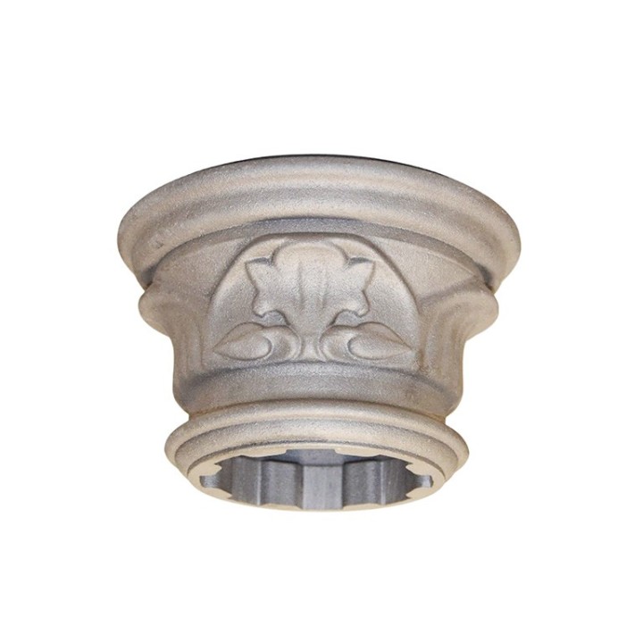 Embase florale sans plaque de poteau modulaire aluminium Ø80mm