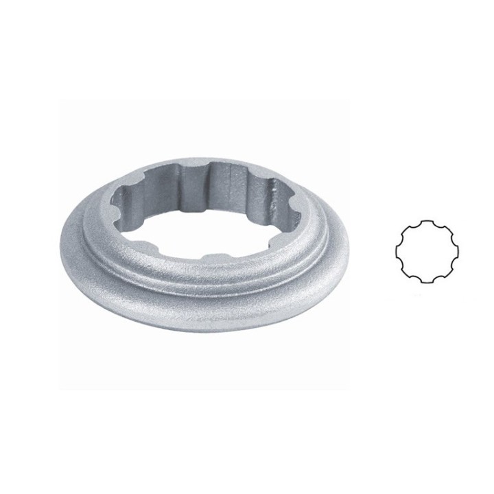 Bagues courtes archi pour tubes lisses ou cannelés Ø80 ou Ø100mm