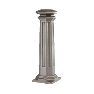 Embase haute 655mm pour tubes Ø80mm ou Ø100mm pour poteaux