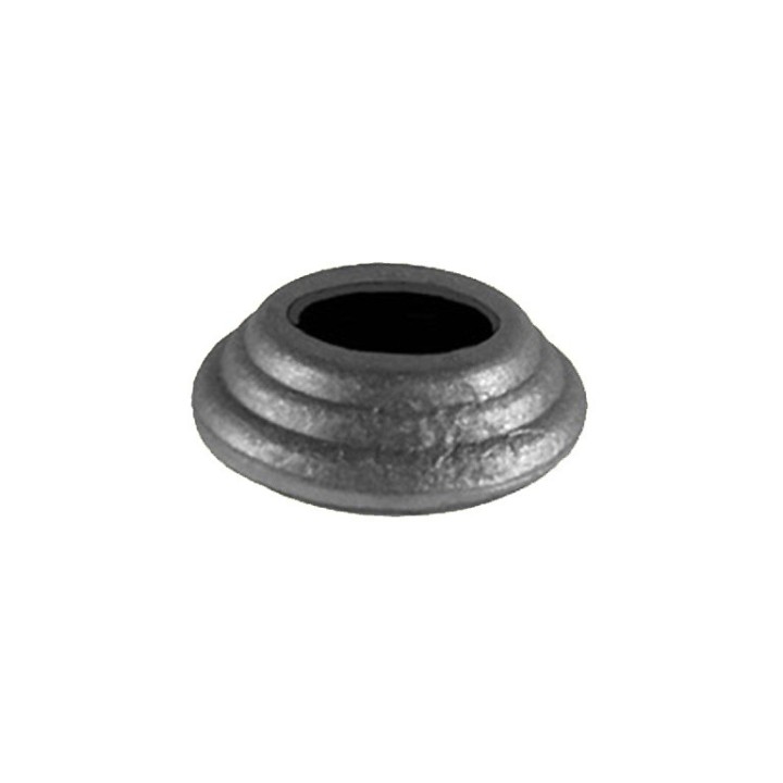 Cache scellement ronds acier forgé Ø40 à 120 pour ronds Ø14 à 60mm