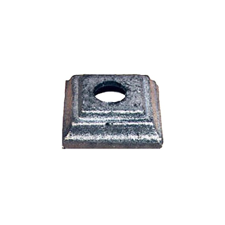 Cache scellements carrés en acier forgé 80 à 100mm pour 30 à 50mm
