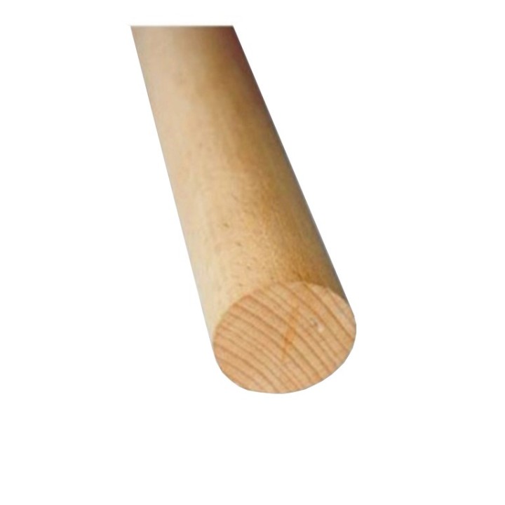 Mains courantes en bois de hêtre ou de moabi rond Ø42 ou Ø48mm