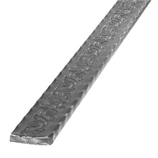 Profilé plat estampé à chaud d'un motif de mian courante 40x8mm