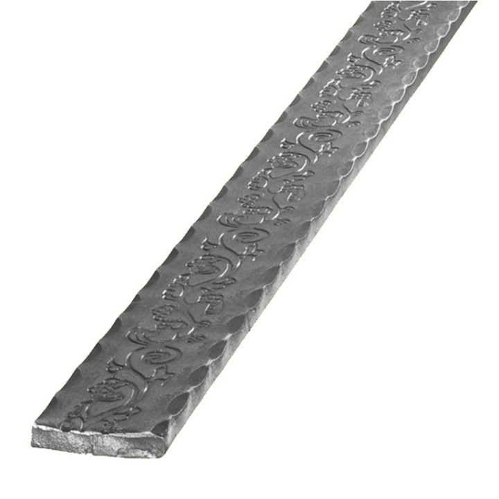 Profilé plat estampé à chaud d'un motif de mian courante 40x8mm