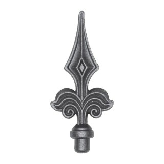 Pointes de lances nervurées en acier à souder haut.130mm à 160mm
