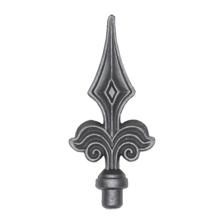 Pointes de lances nervurées en acier à souder haut.130mm à 160mm