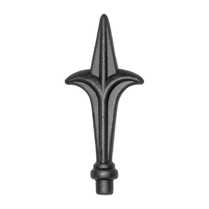 Pointes de lances fleurs de lys acier à souder 125mm à 190mm
