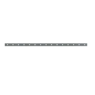 Barres 40x8mm avec 15 trous carrés losange de 14x14 ou 16x16mm