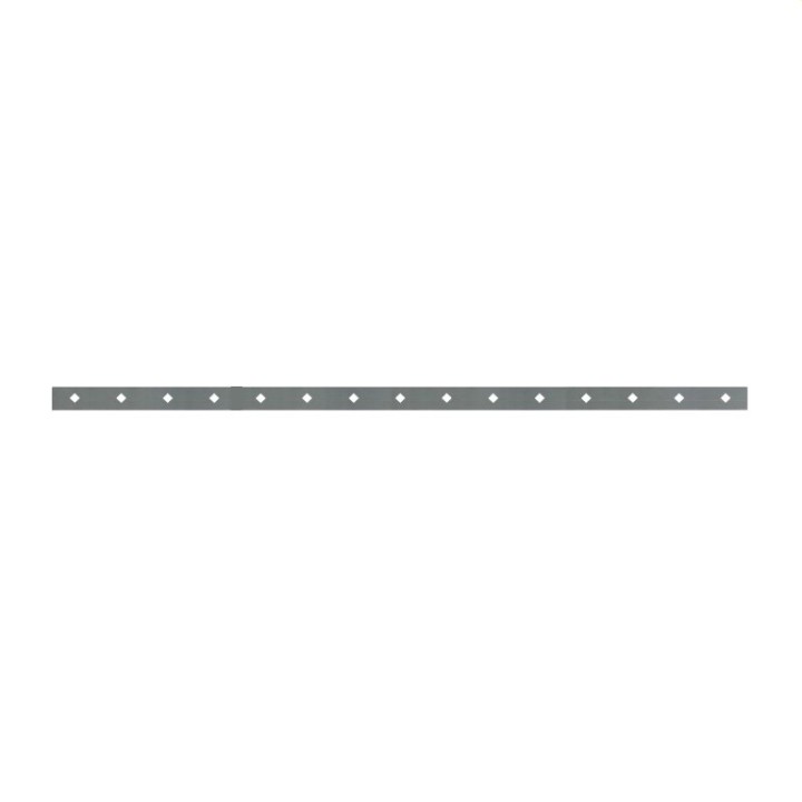 Barres 40x8mm avec 15 trous carrés losange de 14x14 ou 16x16mm