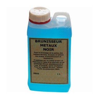 Bidon de 1 litre de produit brunisseur pour métaux ferreux cuivre