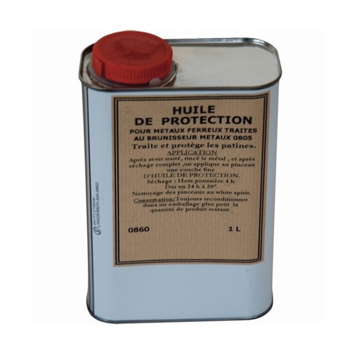 Bidon de 1 litre de produit huile de protection pour métaux ferreux