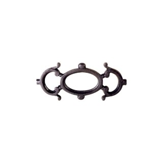 Décor fonte 275x125mm pour combler les vides des appuis fenêtres