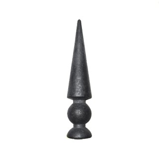 Pointe de lance effilée pointue 152 mm en acier à souder en bout