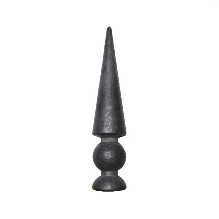Pointe de lance effilée pointue 152 mm en acier à souder en bout