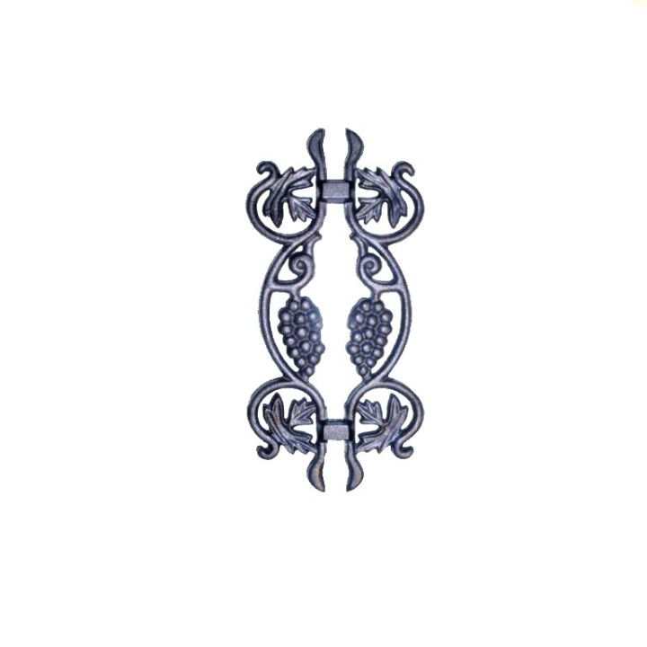 Habillage en fonte de balustre ?16mm avec motifs raisins grappes