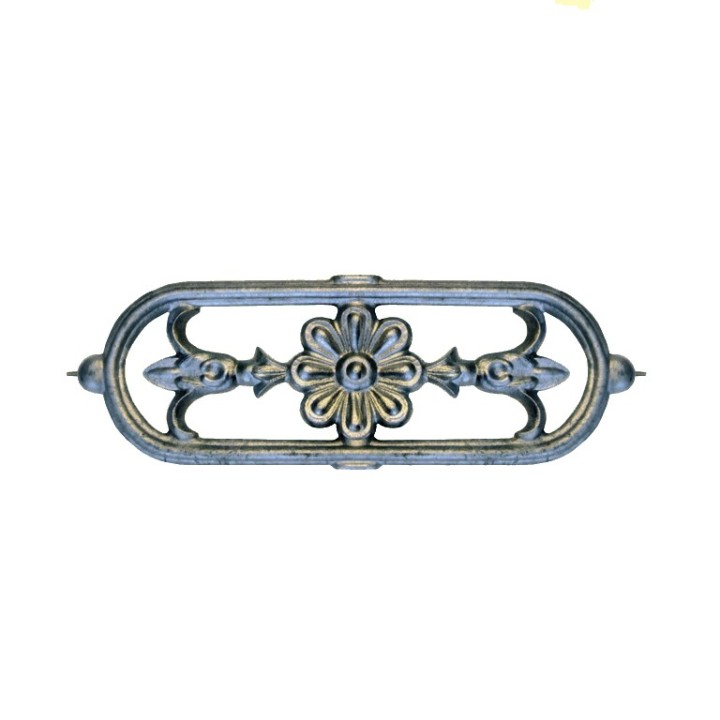 Décor aluminium ou fonte 310x110mm pour combler les vides