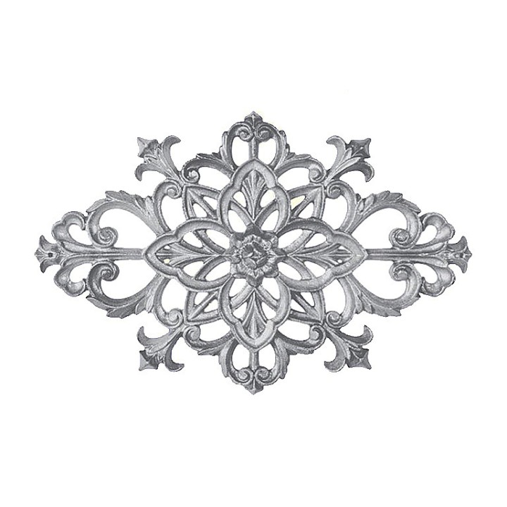Palmettes losange 370x240mm en fonte, aluminium ou zinguée