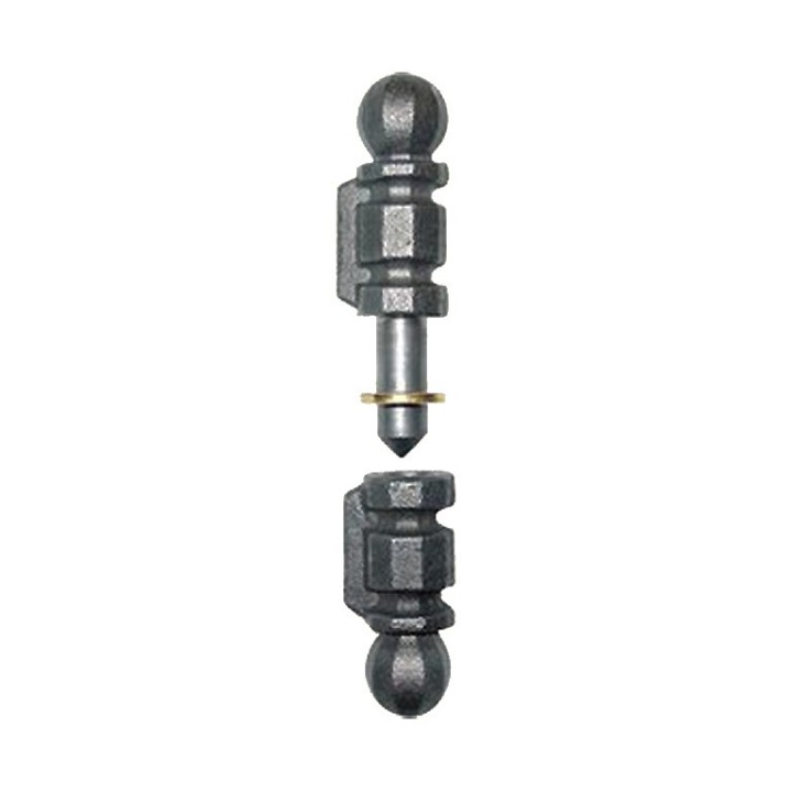 Gonds en acier forgé à souder  hauteur 125 ou 150mm hexogonaux