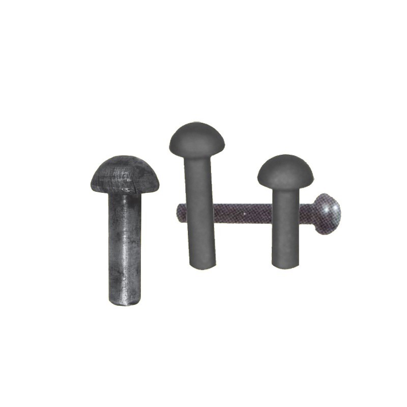 Rivets à tête sphérique ou demi sphérique en acier à frapper