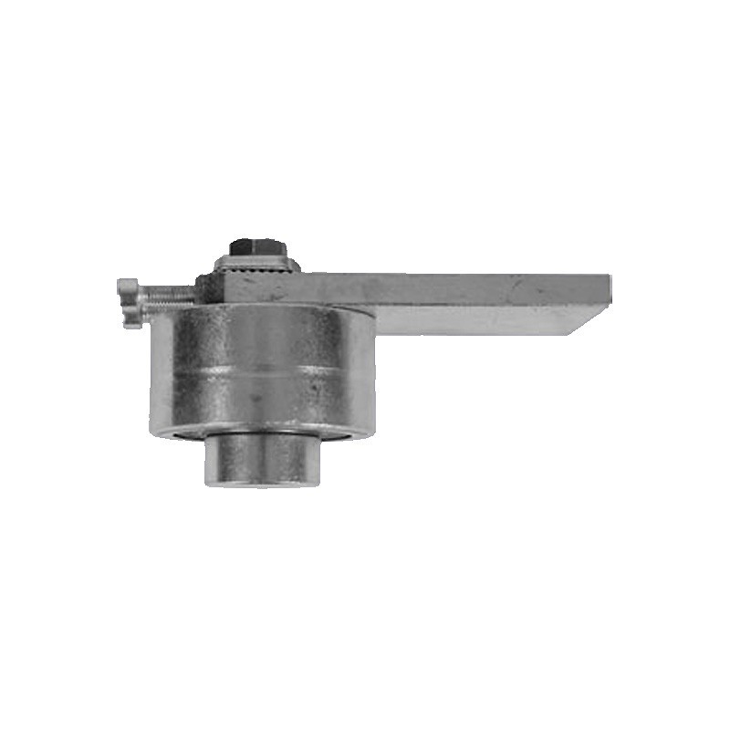 Pivots hauts en acier Ø68mm sur platine de fixation à souder