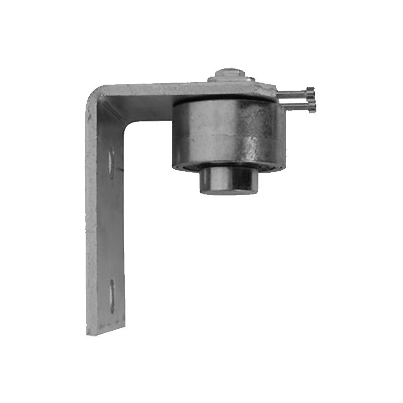 Pivots haut en acier Ø68mm sur equerre platine de fixation à visser