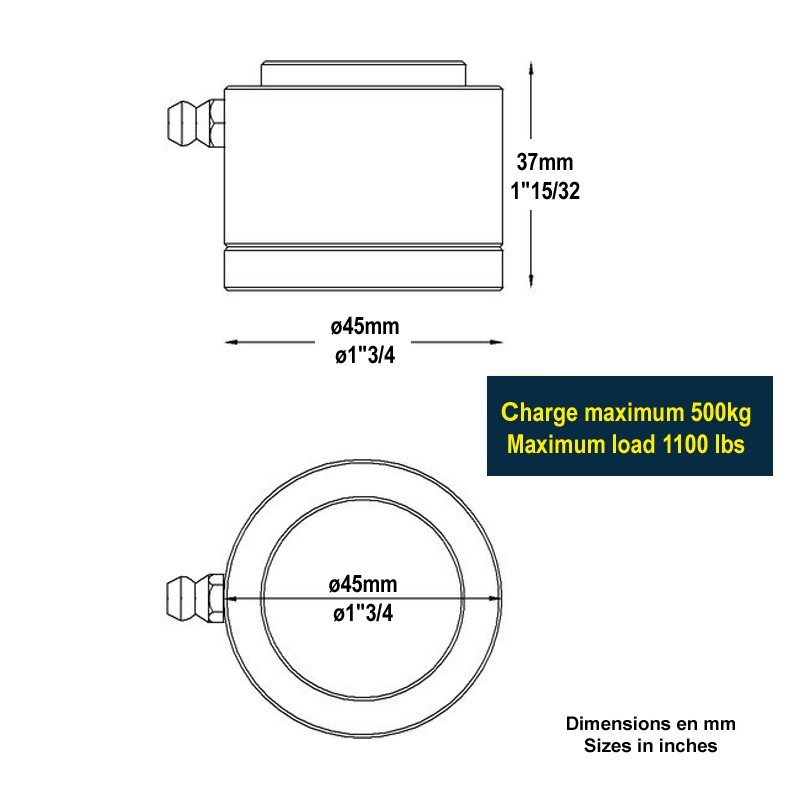 Pivots bas acier zingué ou acier inox pour tube de 40x40mm