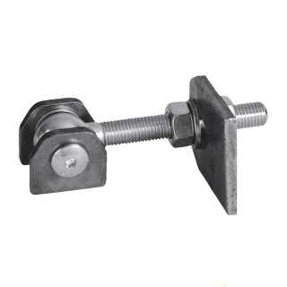 Gonds à souder réglables ouvertures à 180° axes M16, M20 ou M24