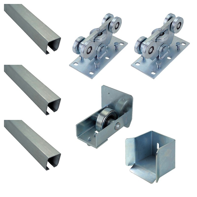 lot pièces portails autoportants cantilever sur chariots 5 à 9m