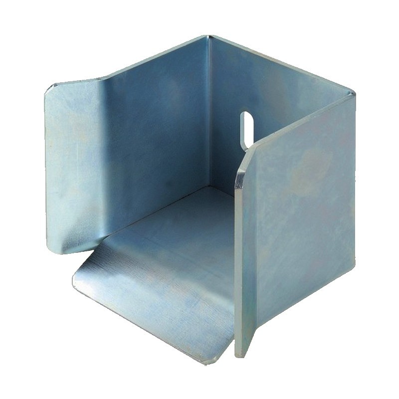 Avaloir butoir réglable pour rail 98x98mm de rail portail autoportant