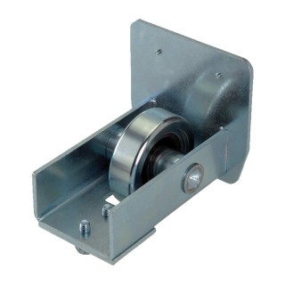Guide de fin d'ouverture pour rail 98x98mm cantilever de portail